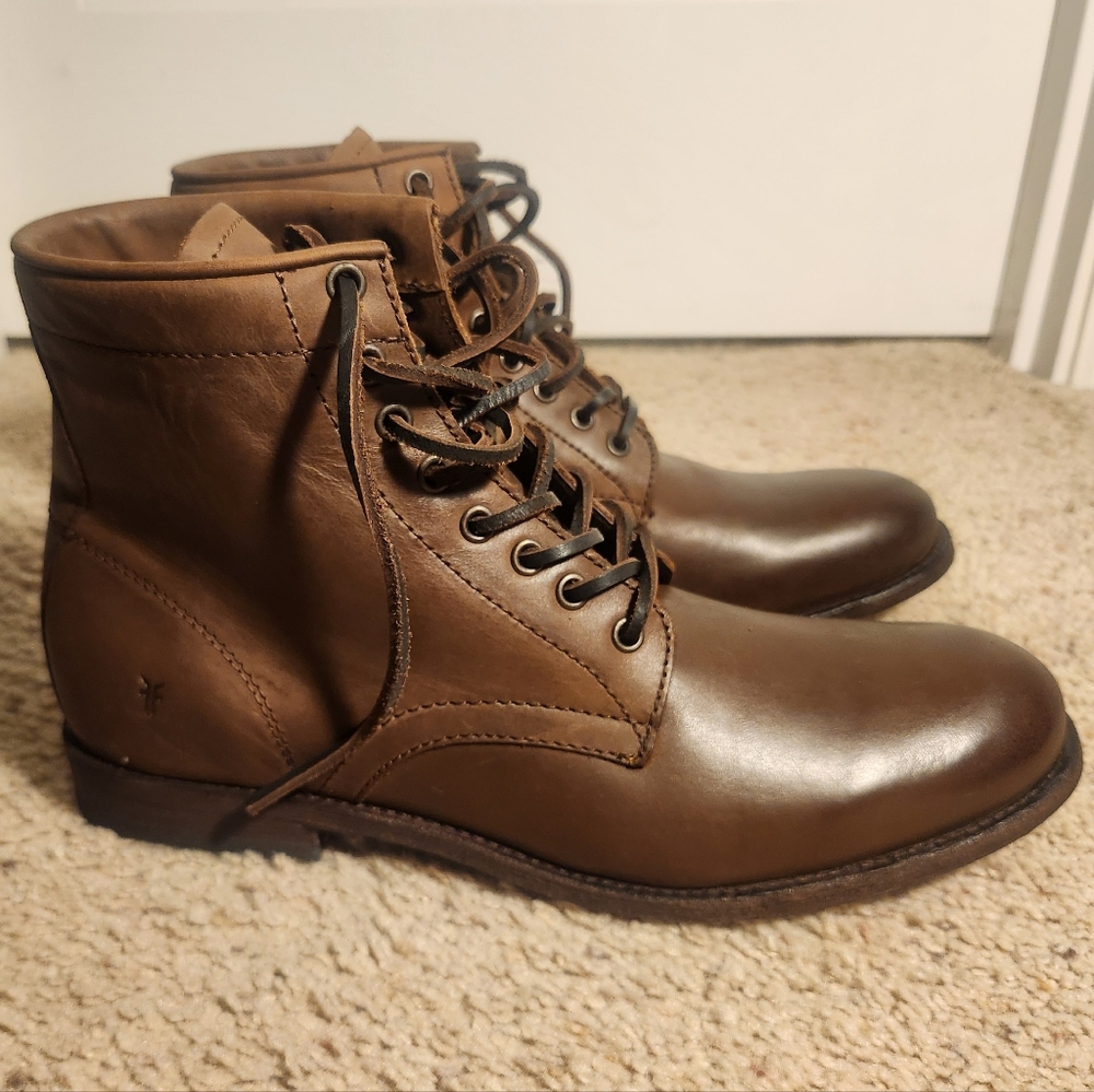 Tyler Lace Up Boot Men's Size 10.5M Tan (Never Worn)